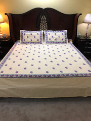 Block Printed Bedsheets