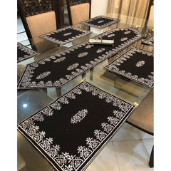 Block Printed Table Runner & Place Mats