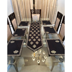 Block Printed Table Runner & Place Mats