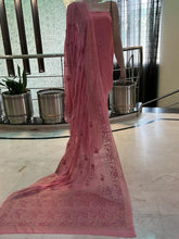 Korean Raw Silk Block Printed Suit