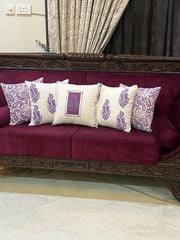 Set Of 5 Block Printed Cushion Cover