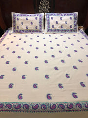 Block Printed Bedsheets