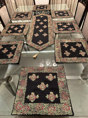 Block Printed Table Runner & Place Mats