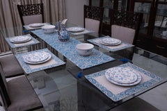 Block Printed Table Runner & Place Mats