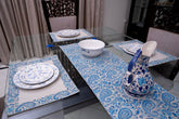 Block Printed Table Runner & Place Mats