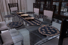 Block Printed Table Runner & Place Mats
