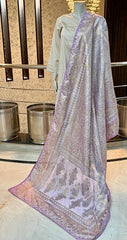 Block Printed Silk Dupatta