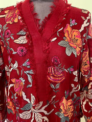 Embroidered Pashmina Shirt