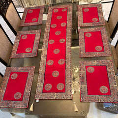Block Printed Table Runner & Placemats