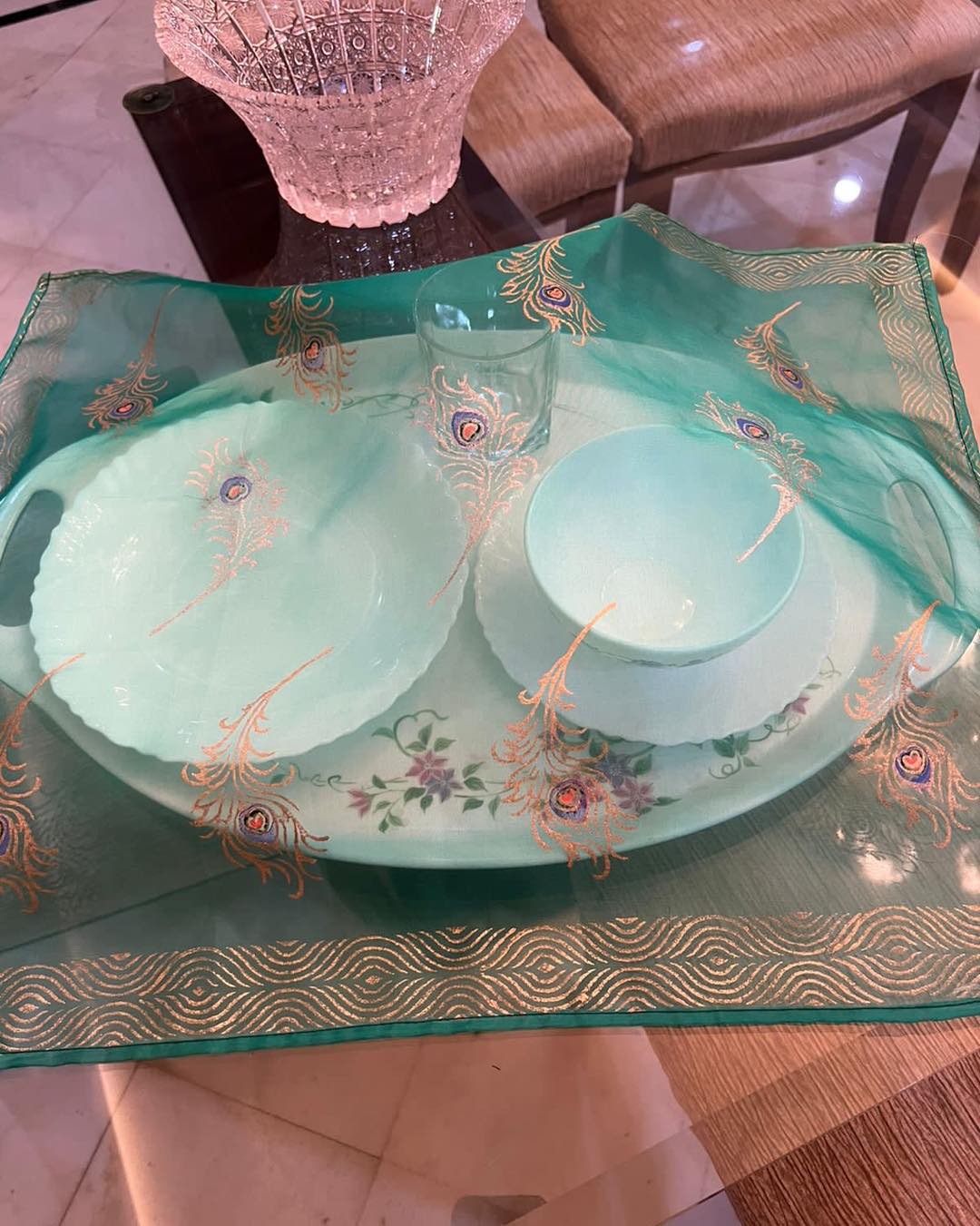 Organza Tray Cover