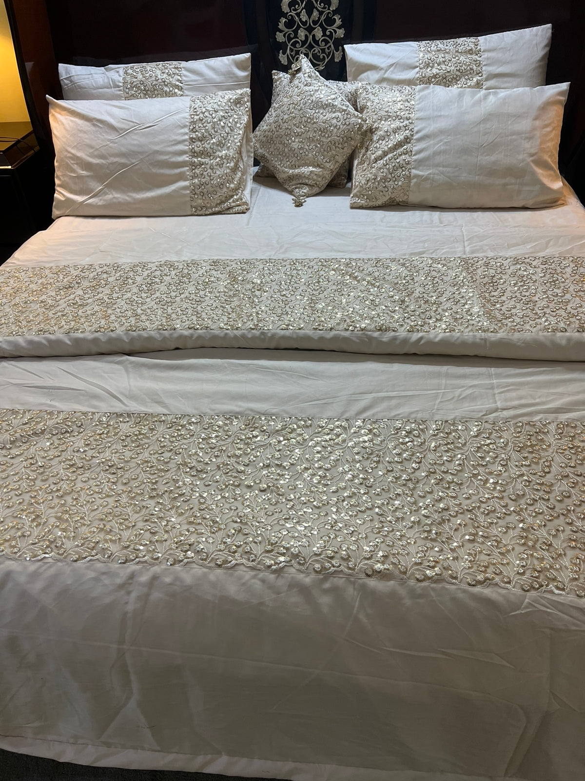 Net Embellished Duvet Sets