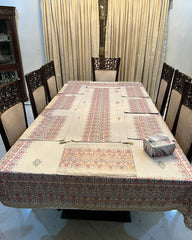 Dining Sheet With Matching Table Runner & Mats Set