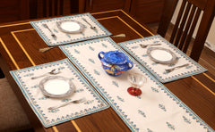 Block Printed Table Runner & Placemats