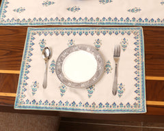Block Printed Table Runner & Placemats