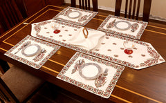 Block Printed Table Runner & Placemats