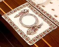 Block Printed Table Runner & Placemats