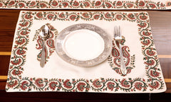 Block Printed Table Runner & Placemats