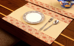Block Printed Table Runner & Placemats