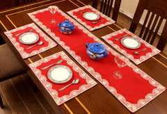 Block Printed Table Runner & Placemats