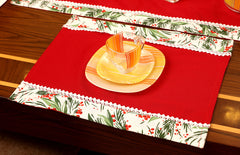 Block Printed Table Runner & Placemats