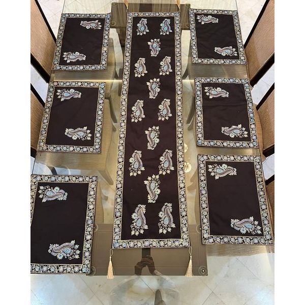 Block Printed Table Runner & Placemats