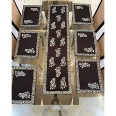 Block Printed Table Runner & Placemats