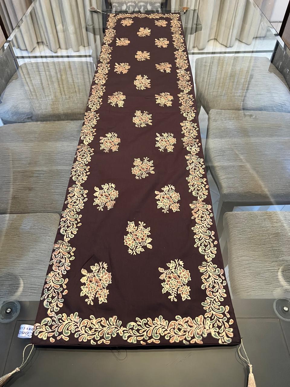 Block Printed Table Runner & Place Mats