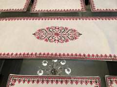 Block Printed Table Runner & Placemats