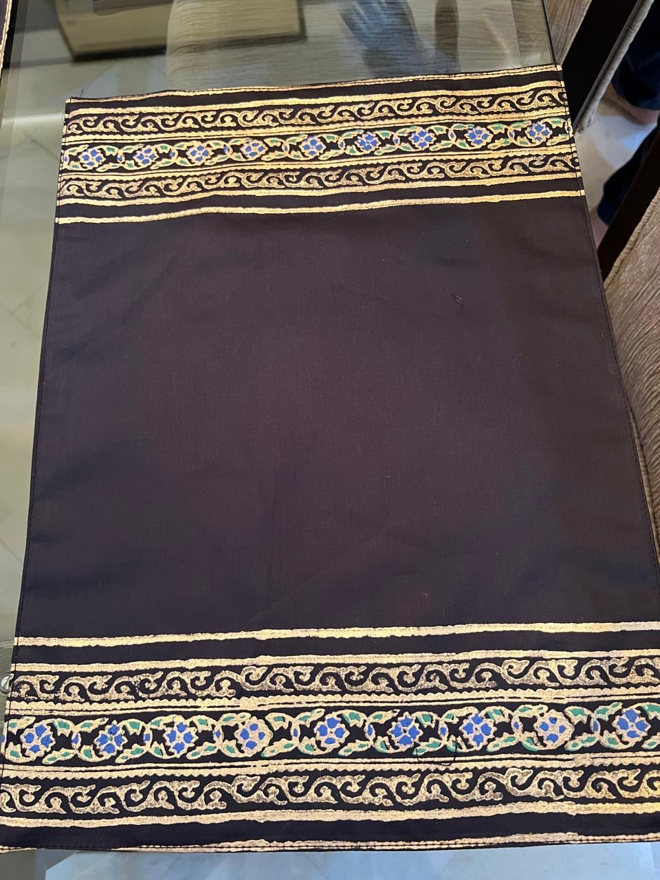 Block Printed Table Runner & Place Mats