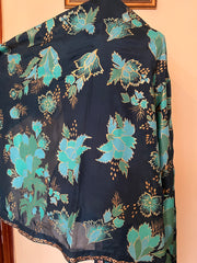 Hand Painted Silk Dupatta