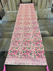 Block Printed Table Runner & Place Mats