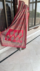 Block Printed Silk Dupatta