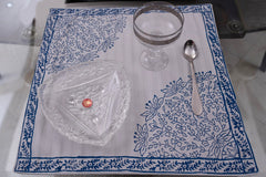Block Printed Table Runner & Place Mats