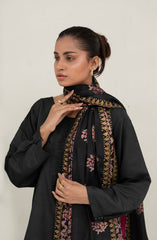Block Painted Silk Dupatta