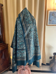 Block Printed Pashmina Shawl