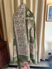 Block Printed Pashmina Shawl