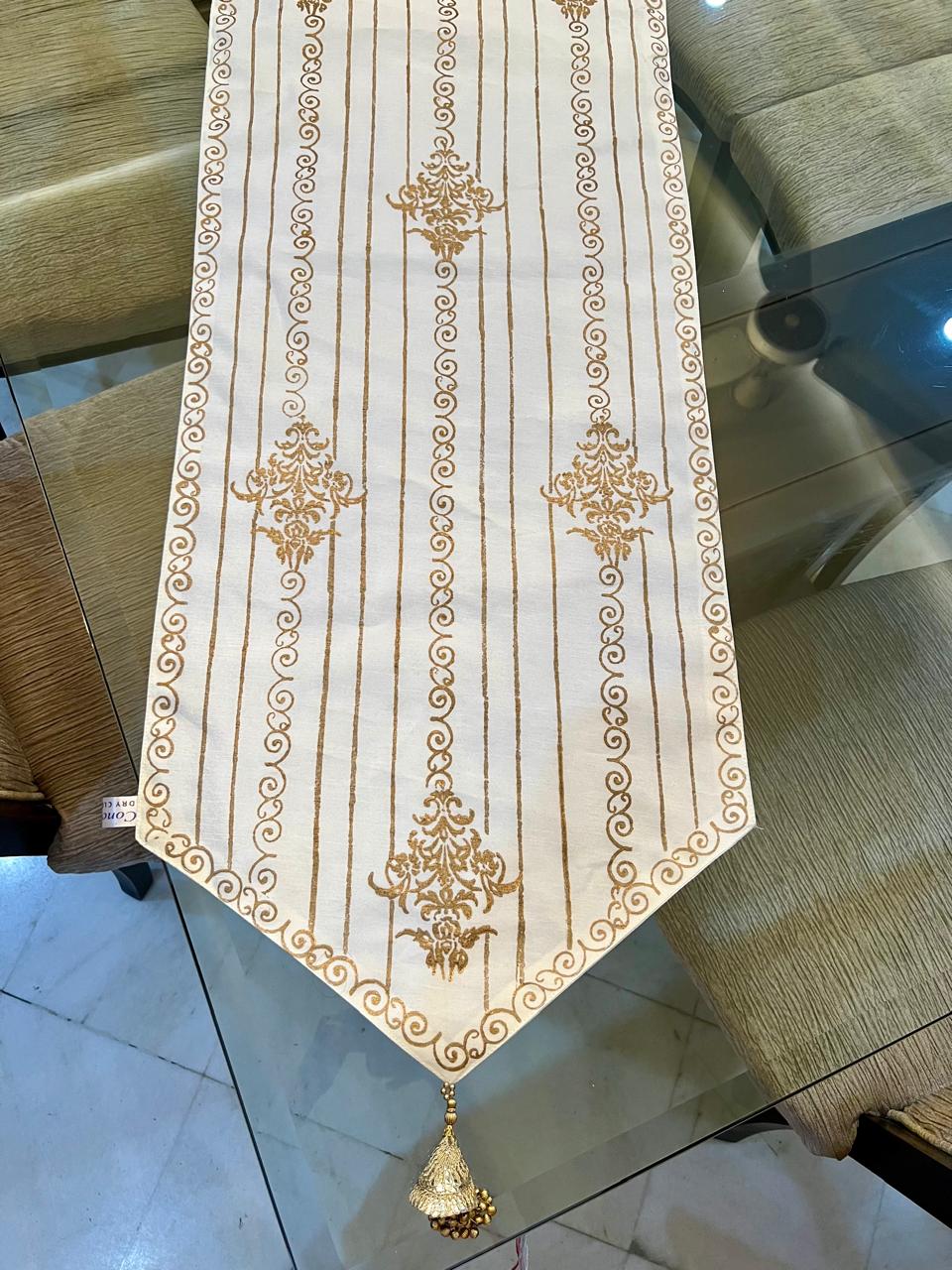 Block Printed Table Runner