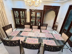 Block Printed Table Runner & Place Mats