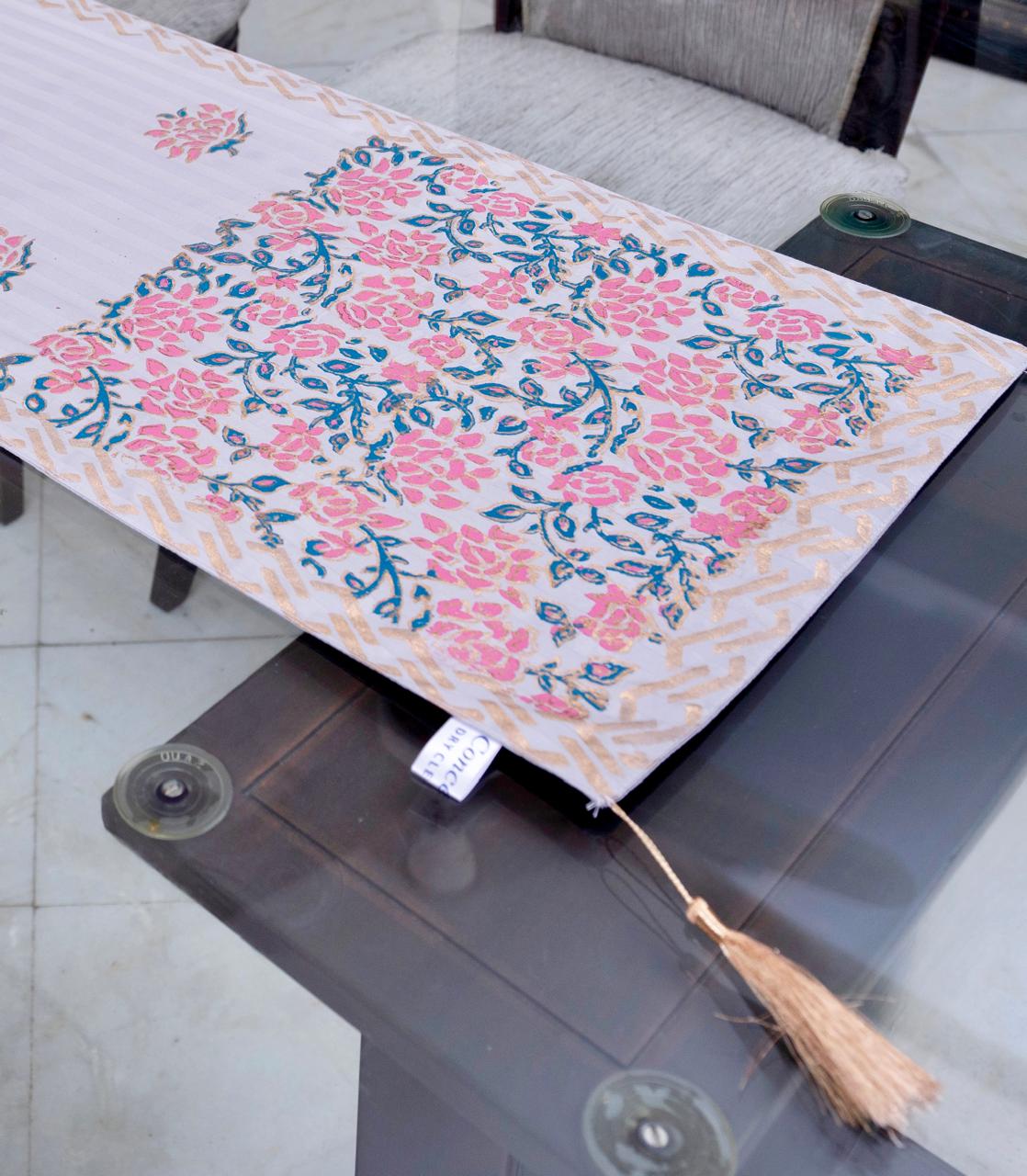 Block Printed Table Runner